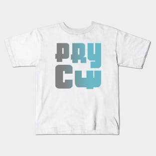 Pryce, name, typography Kids T-Shirt